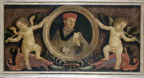 Miesmuotokuva putilla, n. 1510-15 (tempera männyllä)